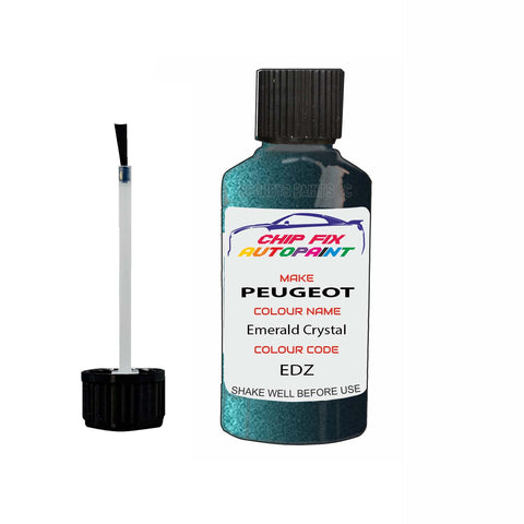 Paint For Peugeot 5008 Emerald Crystal EDZ 2015-2021 Blue Touch Up Paint