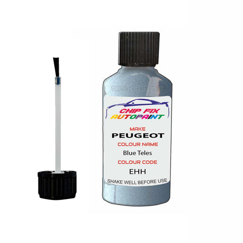 Paint For Peugeot 308 Blue Teles EHH 2015-2017 Blue Touch Up Paint