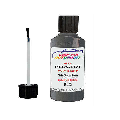 Paint For Peugeot 508 SW Gris Selenium ELD 2020-2021 Silver Grey Touch Up Paint