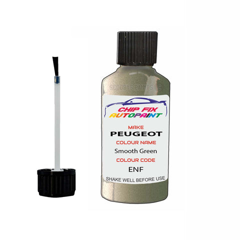 Paint For Peugeot 108 Smooth Green ENF 2020-2021 Green Touch Up Paint
