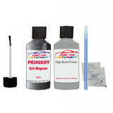 primer undercoat anti rust  Peugeot 504 Gris Magnum ETA 1988-1996 Silver Grey Touch Up Paint