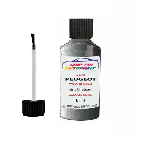 Paint For Peugeot 406 Gris Chateau ETH 1994-2003 Silver Grey Touch Up Paint