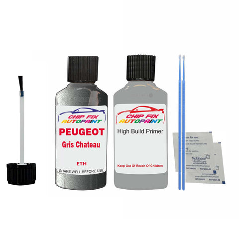 primer undercoat anti rust Peugeot 406 Gris Chateau ETH 1994-2003 Silver Grey Touch Up Paint