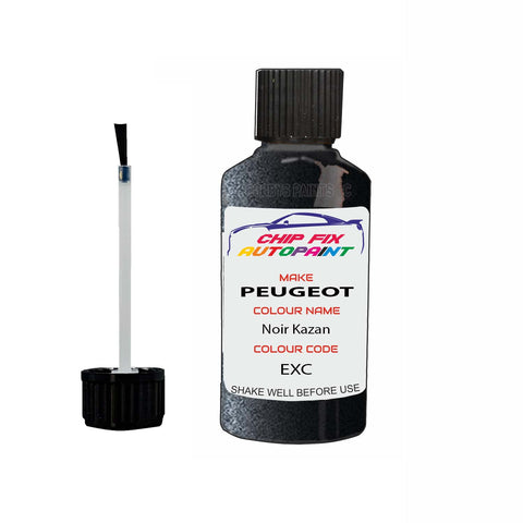 Paint For Peugeot 306 Noir Kazan EXC 1994-2007 Black Touch Up Paint