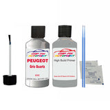 primer undercoat anti rust  Peugeot 206CC Gris Quartz EYC 1992-2017 Silver Grey Touch Up Paint