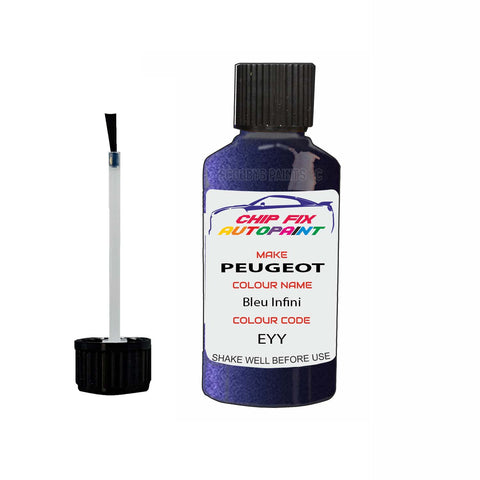 Paint For Peugeot 4008 Bleu Infini EYY 2012-2012 Blue Touch Up Paint