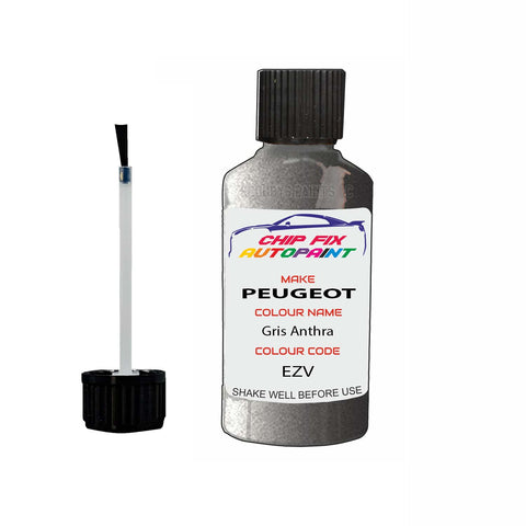 Paint For Peugeot 5008 Gris Anthra EZV 2014-2016 Silver Grey Touch Up Paint
