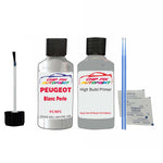 primer undercoat anti rust  Peugeot 208 XY Blanc Perle FC, EFC 2013-2022 White Touch Up Paint