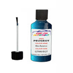 Paint For Peugeot 406 Bleu Byzance GTM0, EGT 1997-2003 Blue Touch Up Paint