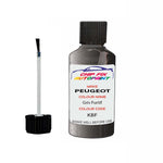 Paint For Peugeot 3008 Gris Furtif KBF 2012-2016 Silver Grey Touch Up Paint
