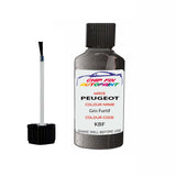 Paint For Peugeot 3008 Gris Furtif KBF 2012-2016 Silver Grey Touch Up Paint
