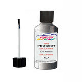 Paint For Peugeot 2008 Gris Artense KCA 2013-2022 Silver Grey Touch Up Paint