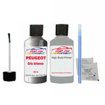 primer undercoat anti rust  Peugeot 208 Gris Artense KCA 2013-2022 Silver Grey Touch Up Paint