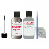 primer undercoat anti rust  Peugeot 607 Beige Gizeh KCD 1999-2002 Beige Touch Up Paint