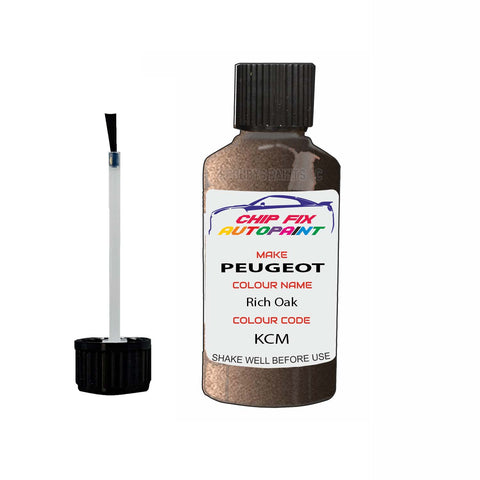 Paint For Peugeot 3008 Rich Oak KCM 2013-2021 Brown Touch Up Paint