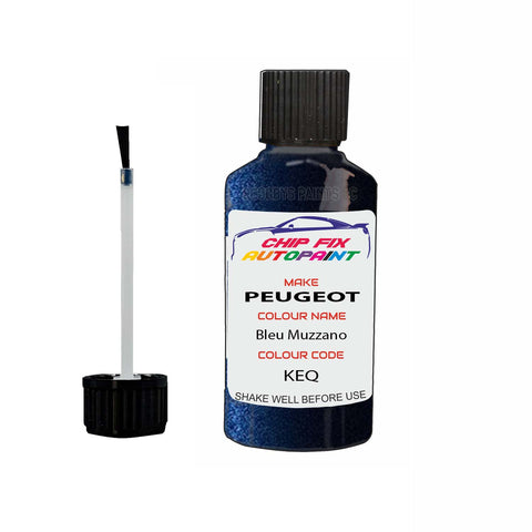 Paint For Peugeot 4008 Bleu Muzzano KEQ 2010-2016 Blue Touch Up Paint