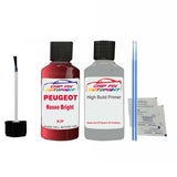 primer undercoat anti rust  Peugeot 307 Rosso Bright KJP 1999-2005 Red Touch Up Paint