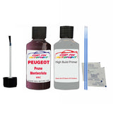 primer undercoat anti rust  Peugeot 307 Prune Montecristo KKC 2003-2007 Purple Touch Up Paint