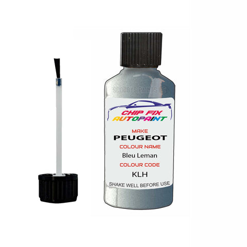 Paint For Peugeot 307 Bleu Leman KLH 2000-2006 Blue Touch Up Paint