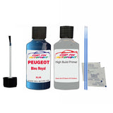 primer undercoat anti rust  Peugeot 806 Bleu Royal KLM 1994-2007 Blue Touch Up Paint