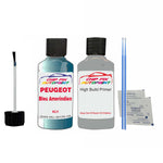 primer undercoat anti rust  Peugeot 307 Bleu Amerindien KLY 1999-2005 Blue Touch Up Paint