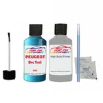 primer undercoat anti rust  Peugeot 206 Bleu Tivoli KNY 1998-2003 Blue Touch Up Paint