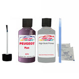 primer undercoat anti rust  Peugeot 107 Plum KPH 2011-2016 Purple Touch Up Paint