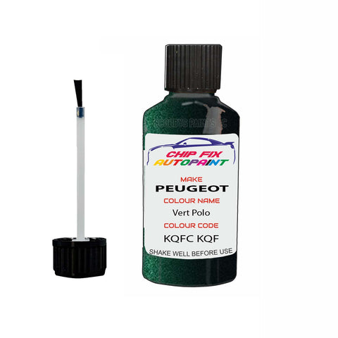Paint For Peugeot 406 Vert Polo KQFC KQF 1997-2004 Green Touch Up Paint