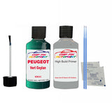 primer undercoat anti rust  Peugeot 206 Vert Ceylan KRUC 1996-2002 Green Touch Up Paint