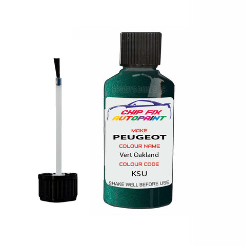 Paint For Peugeot 206 Vert Oakland KSU 2001-2007 Green Touch Up Paint