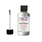 Paint For Peugeot 107 Sportium Gris Gallium KTB 2005-2022 Silver Grey Touch Up Paint