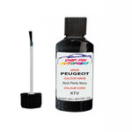 Paint For Peugeot 407 Noir Perla Nera KTV 2007-2022 Black Touch Up Paint