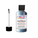 Paint For Peugeot 406 Bleu De Provence M0GR, ERG 1997-2001 Blue Touch Up Paint