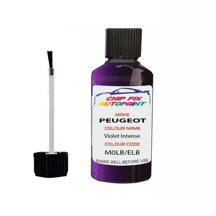 Paint For Peugeot 306 cabrio Violet Intense M0LB, ELB 1999-1999 Blue Touch Up Paint