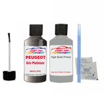 primer undercoat anti rust  Peugeot 3008 Gris Platinium M0VL, EVL 2012-2022 Silver Grey Touch Up Paint