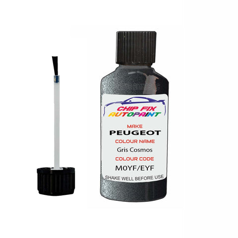 Paint For Peugeot 306 cabrio Gris Cosmos M0YF, EYF 1997-2003 Silver Grey Touch Up Paint