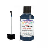 Paint For Peugeot 504 Bleu/Azul Calypso P0MU, EMU 1988-1994 Blue Touch Up Paint