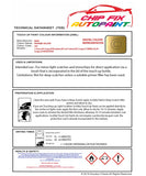 Data Safety Sheet Bmw Z Series Phoenix Yellow 445 2000-2007 Yellow Instructions for use paint