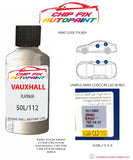 paint code location sticker Vauxhall Carlton Platinum 50L/112 1985-1995 0 plate find code