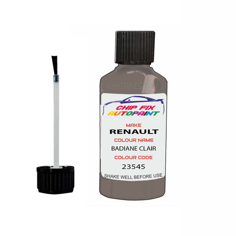 Paint For Renault Safrane Badiane Clair 1993-2002 Touch up scratch Paint Silver/Grey