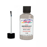 Paint For Renault Kangoo Van Beige (Gris) Camargue 1992-2003 Touch up scratch Paint Brown/Beige/Gold