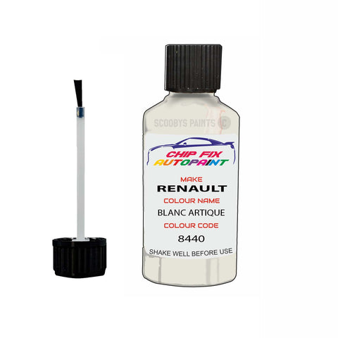 Paint For Renault Espace Blanc Artique 1990-1997 Touch up scratch Paint White