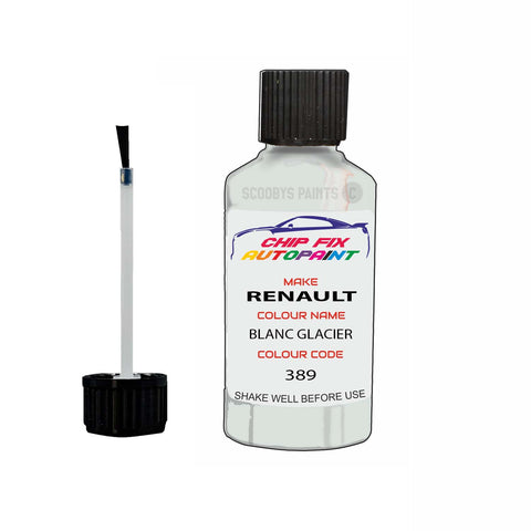 Paint For Renault Wind Blanc Glacier 1990-2020 Touch up scratch Paint White