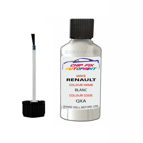 Paint For Renault Latitude Blanc 2008-2016 Touch up scratch Paint White