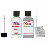 Primer undercoat anti rust Renault Koleos Blanc 2010-2021 Touch up scratch Paint White