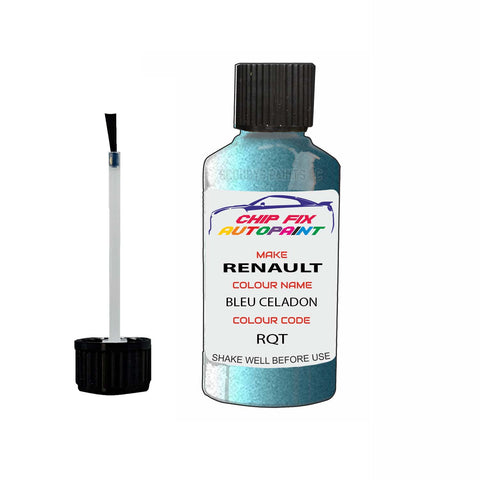 Paint For Renault Lutecia Bleu Celadon 2017-2022 Touch up scratch Paint Blue