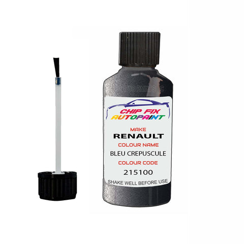 Paint For Renault Laguna Bleu Crepuscule 2002-2007 Touch up scratch Paint Blue