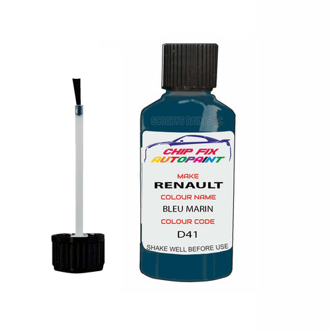 Paint For Renault Kangoo Van Bleu Marin 2000-2005 Touch up scratch Paint Blue