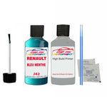 Primer undercoat anti rust Renault Kangoo Van Bleu Menthe 2004-2011 Touch up scratch Paint Blue