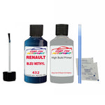 Primer undercoat anti rust Renault Safrane Bleu Methyl 1993-2002 Touch up scratch Paint Blue